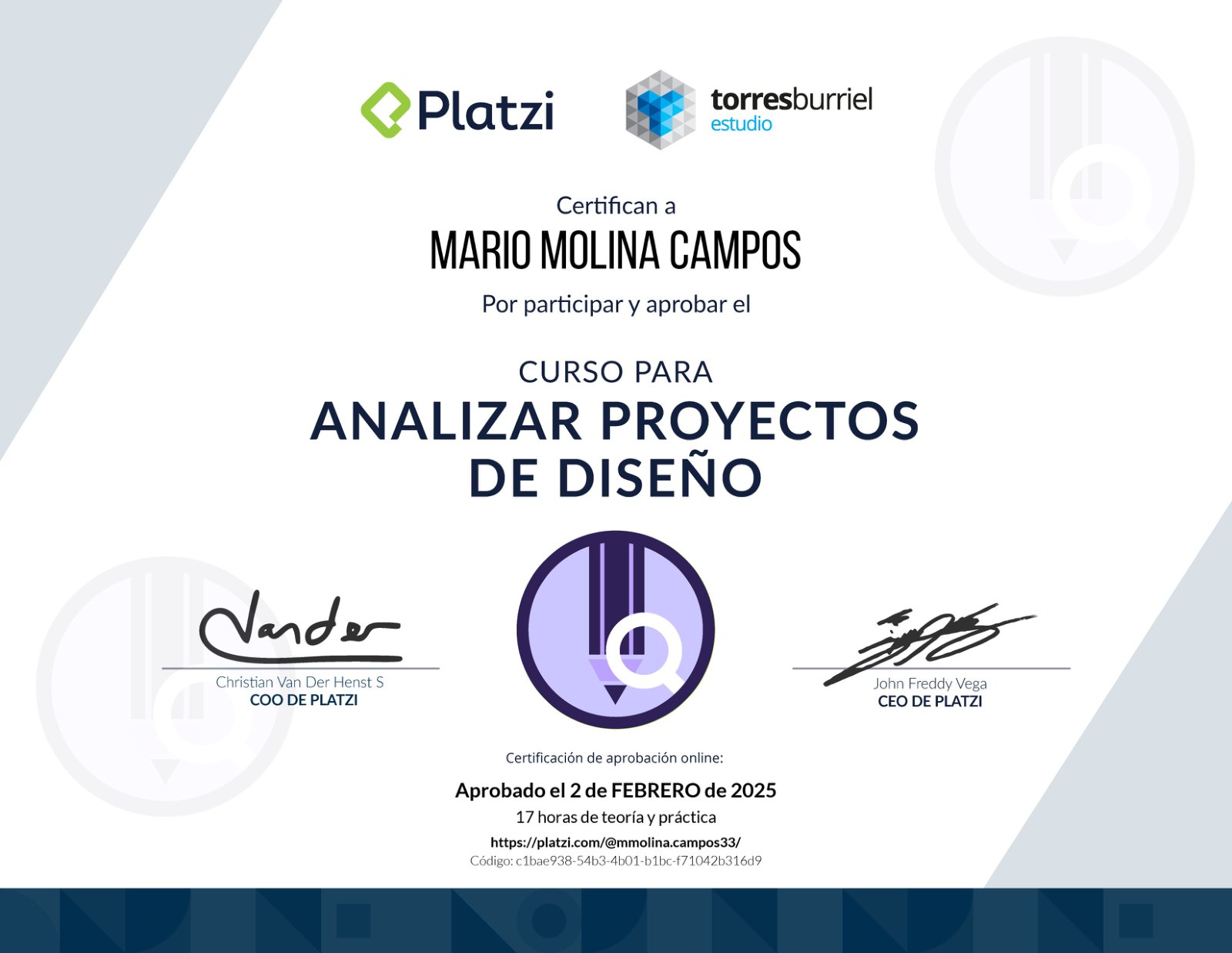 Analizar Diseños