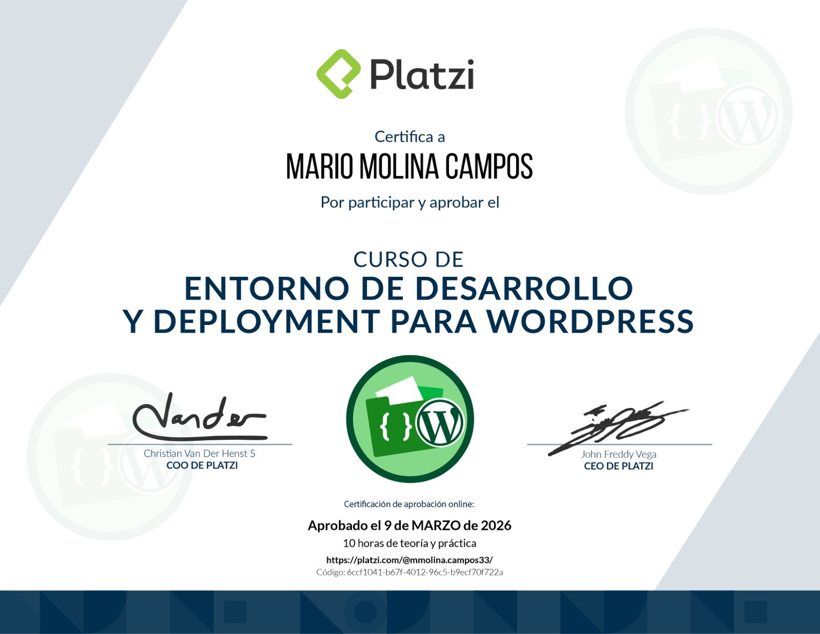 Desarrollo con WordPress