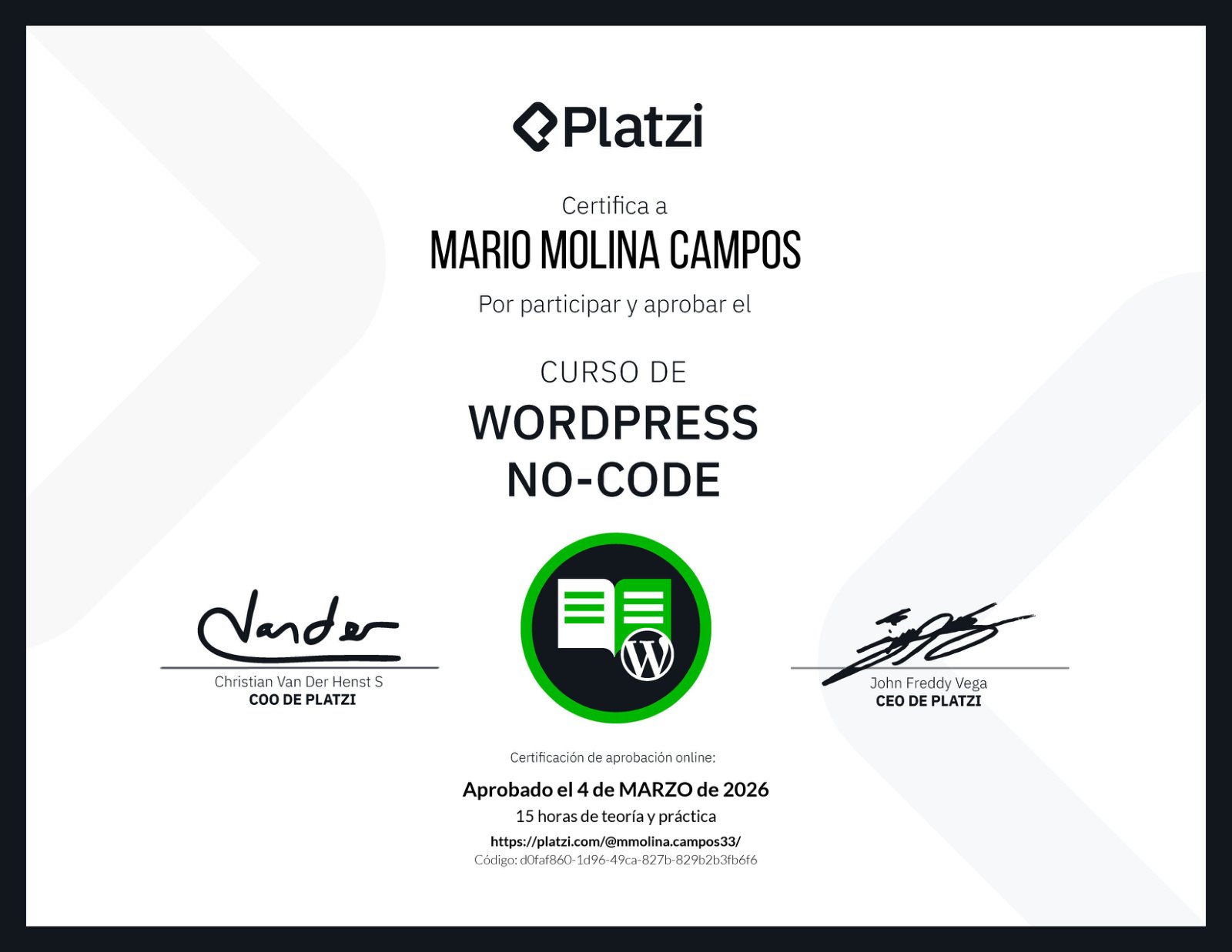 WordPress No-Code