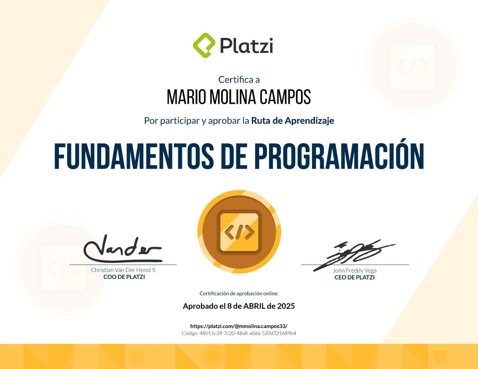 Ruta Fundamentos de Programación