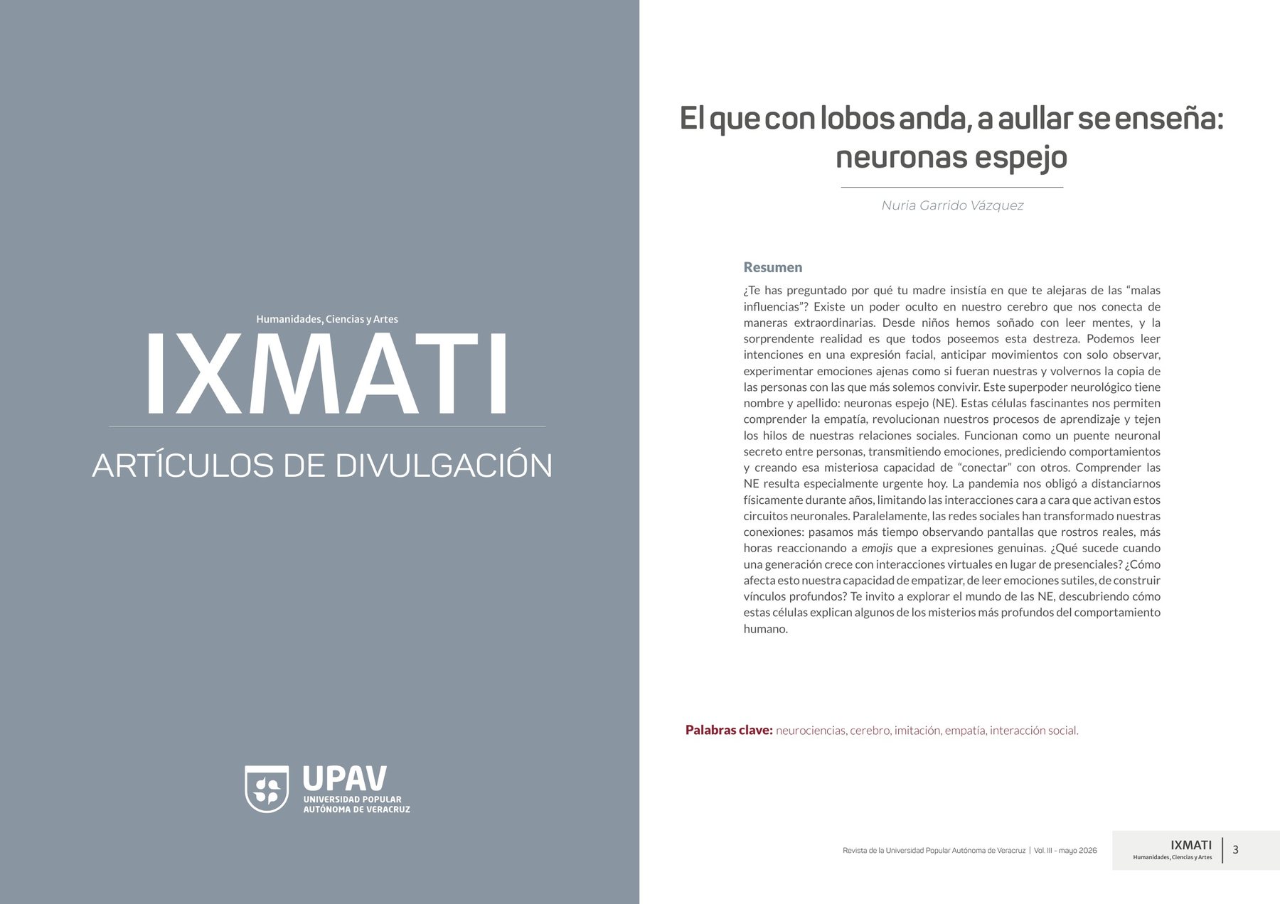 Revista Ixmati